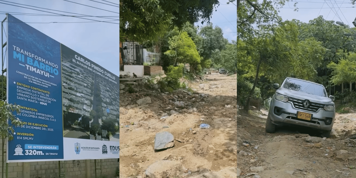 Cortesía Tras 22 años de espera, inicia pavimentación de la ‘calle canal’ en Timayui