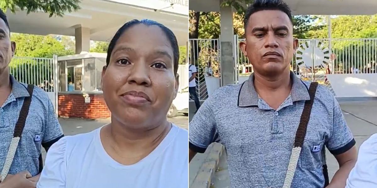 cortesía. Pareja que se encontró a la recién nacida en el patio de su vivienda.