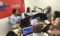 El debate se llevó a cabo este viernes en la mesa de Caracol Radio Santa Marta.