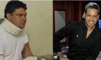 Martín Elías y su conductor, 'Armando Mando' Quintero|