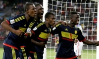 Jugadores de la Selección Colombia sub-17. 