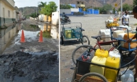 Alcantarrillas rebosadas y falta de agua potable: dos problemas que no acaban en Santa Marta.