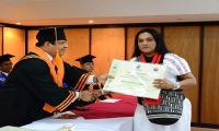 Unimgadalena hace historia al graduar a la primera mujer arhuaca como Magíster en Educación