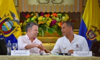 Presidentes de Colombia y Ecuador hoy en el Quinto Gabinete Binacional en Guayaquil 