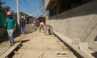 Las obras en el puesto de salud de La Paz comenzaron este viernes.