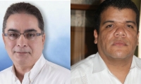 Hernando Guido Ponce y Anselmo Marín, diputados que se veían directamente afectados por la medida judicial.