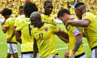 La selección colombiana de fútbol.