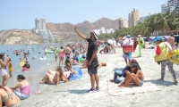 Santa Marta es uno de los destinos privilegiados de los visitantes foráneos.