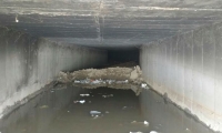 El box culvert está sobre la quebrada Tamacá y se sitúa en el intercambiador del barrio La Lucha. 