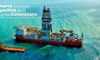 El presidente Santos anunció el éxito del hallazgo de gas.