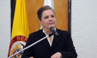 Clara López Obregón, ministra de Trabajo.