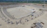 La cancha de fútbol es el escenario emblemático de los Juegos Bolivarianos.