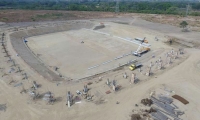 La cancha de fútbol es el escenario emblemático de los Juegos Bolivarianos.