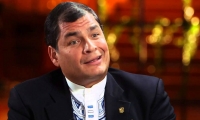 Presidente de Ecuador Rafael Correa. 