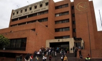 Sede del Consejo Nacional Electoral en Bogotá.