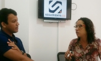María Cristina Agudelo visitó la oficina de Seguimiento.co para hablar del evento. 