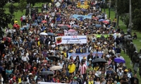 La protesta docente en Colombia se mantiene, al no haber negociación con el Gobierno
