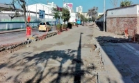 Obra de la calle 22 cada vez más lejos de terminar. 