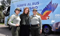 Ministra María Claudia Lacouture sostuvo que en los primeros cuatro meses de 2017, el turismo extranjero en Colombia creció 43,1%.