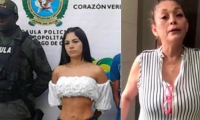 La mujer fue capturado a la salida del canal de televisión.