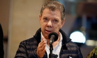 Juan Manuel Santos, presidente de la República. 