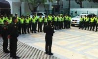 Policía Metropolitana de Santa Marta.