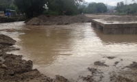 Según la comunidad el box culvert colapsa cuando llueve. 