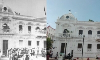 Antes y ahora de Santa Marta.