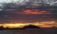 Atardecer en Santa Marta.