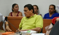 El abogado de la defensoría, Jaime Salazar Quintero, durante audiencia. 