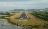 Pista del Aeropuerto de Santa Marta.