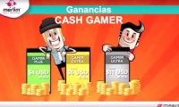 Publicidad que anunciaba el sistema 'Cash Gamer', de la plataforma Merlim Network.