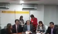 Declaración de prensa tras llegar a acuerdos para la materialización de la vía de la Prosperidad.