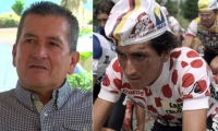 Lucho Herrera, gloria del ciclismo en Colombia.