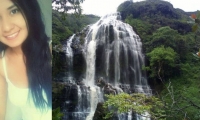 Zaira Jimena Noguera falleció en la cascada del Manto de la Virgen.