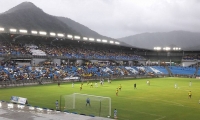 El Estadio de fútbol Sierra Nevada es el único que se encuentra en un 97%.