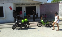 Casa donde residía el policía magdalenense que murió en Barranquilla.