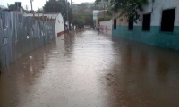 Uno de los barrios afectados por la inundación.