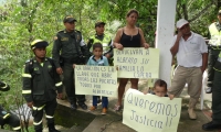 La comunidad de Tigrera clama para que aparezca el niño Alberto Cardona. 