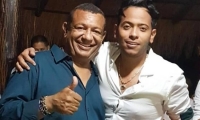 Orlando Liñan y locutor de Triple A