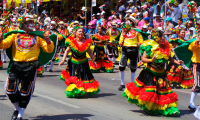 Durante esta fiesta, la ciudad se viste de  folclor y alegría.