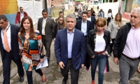 El presidente Duque acompañó al alcalde de Bogotá en el lanzamiento de la convocatoria del nuevo Bronx Distrito Creativo.