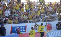 La hinchada disfruta las jornadas. 