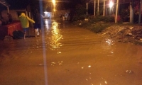 35 barrios afectados por las inundaciones. 