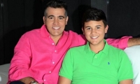  Carlos Calero y su hijo 'Carlitos'. 