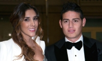  Daniela Ospina y James Rodríguez. 