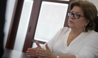 Ministra de Justicia, Gloria María Borrero.
