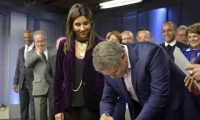 Presidencia Firma del acuerdo.