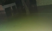 Inundaciones en el barrio Villa del Carmen.