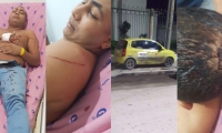 Camilo Martínez Márquez, taxista herido.